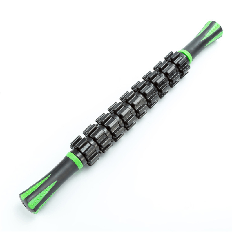 KALOAD 9 Beads Massage Rollers Fitness Sports Yoga Muscle Roller Stick Exercise Tools Eliminate Fat Health Care Bar - MRSLM