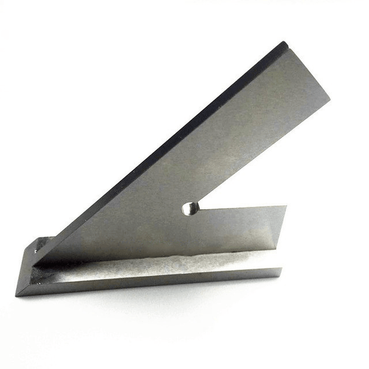 100*70Mm 120*80Mm 150*100 200*130Mm 45 Degree Square Ruler Angle Gauge with Wide Base Steel 45° Industrial Try Machinist Square with Base - MRSLM