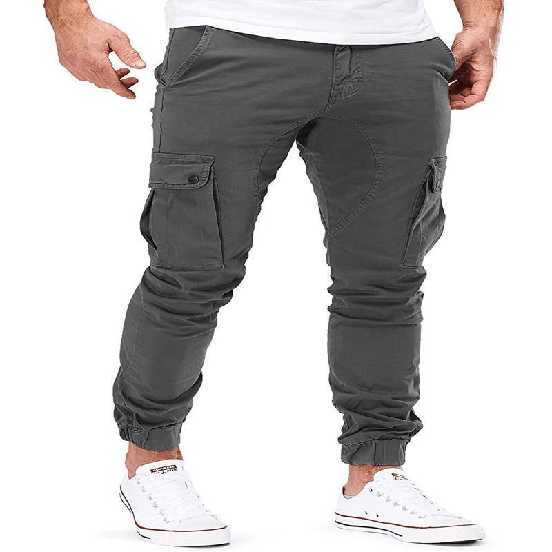 Casual Pants Overalls Multi-Pocket Trousers - MRSLM