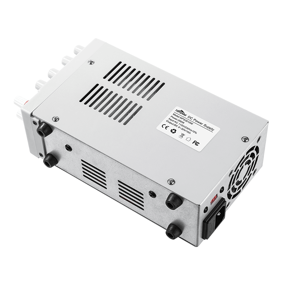Topshak NPS3010W 110V/220V Digital Adjustable DC Power Supply 0-30V 0-10A 300W Regulated Laboratory Switching Power Supply - MRSLM