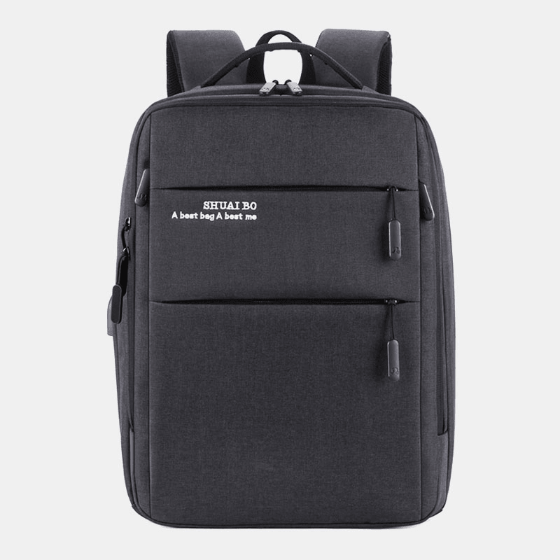 Men Large Capacity USB Outdoor Travel Backpack - MRSLM
