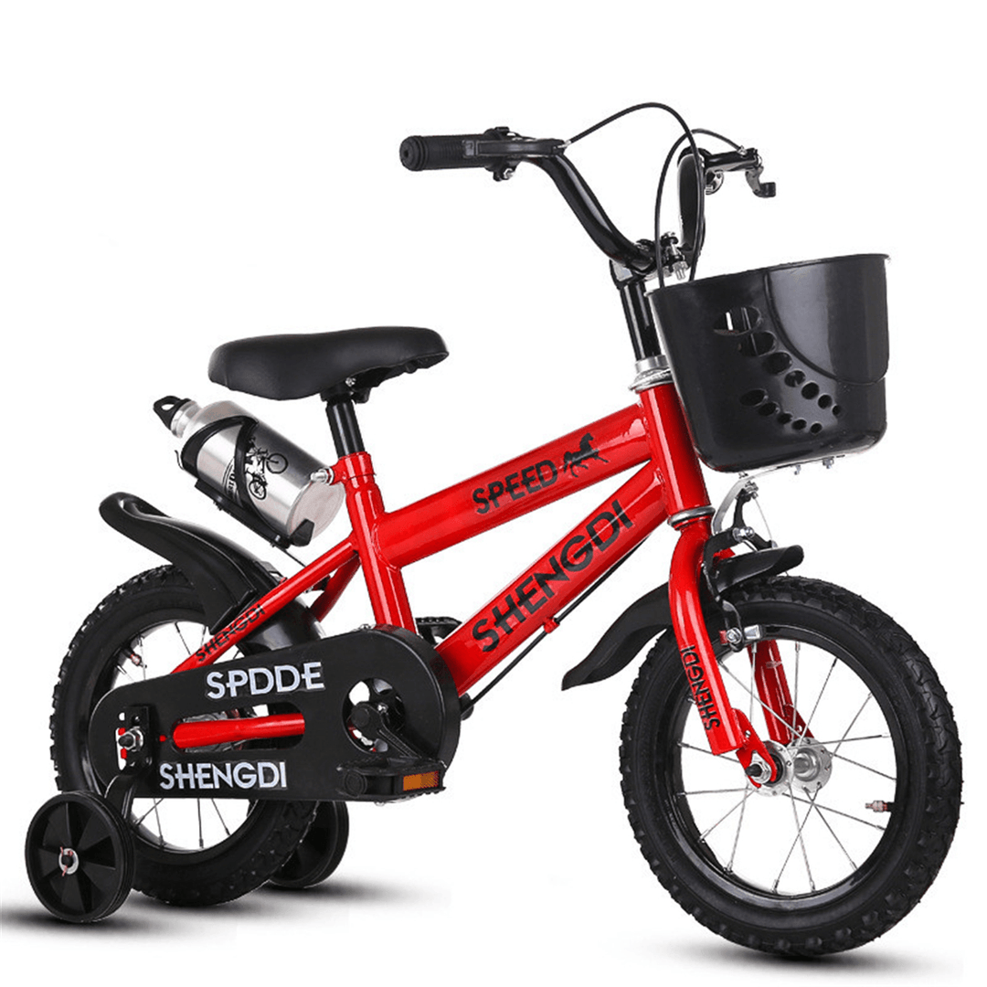 BIKIGHT 12" Kids Bike Tricycle 3 Wheels Balance Protection Safety Baby Safety Cycling Training Bike - MRSLM