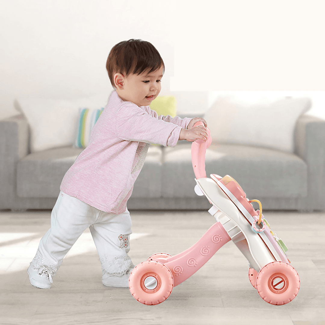 2-In-1 Baby Sit-To-Stand Activity Toy for Toddler Kids Walking Learning Safe Walkers - MRSLM