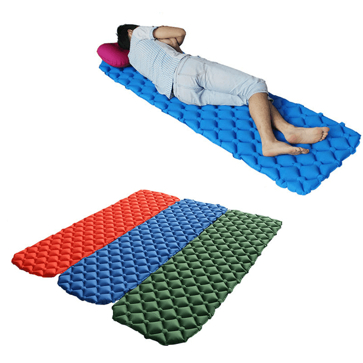 Inflatable Air Mattresses Folding Egg Slot Beach Mat Picnic Mat Tent Sleeping Pad - MRSLM