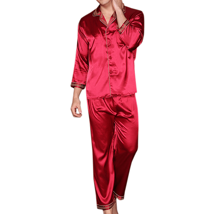 Silk Soft Breathable Pajamas Set - MRSLM