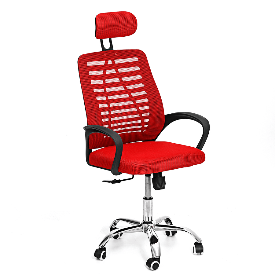 Ergonomic Office Chair with Rocking Funtion Sponge Cushion High-Back Comfortable Mesh for Home Office - MRSLM