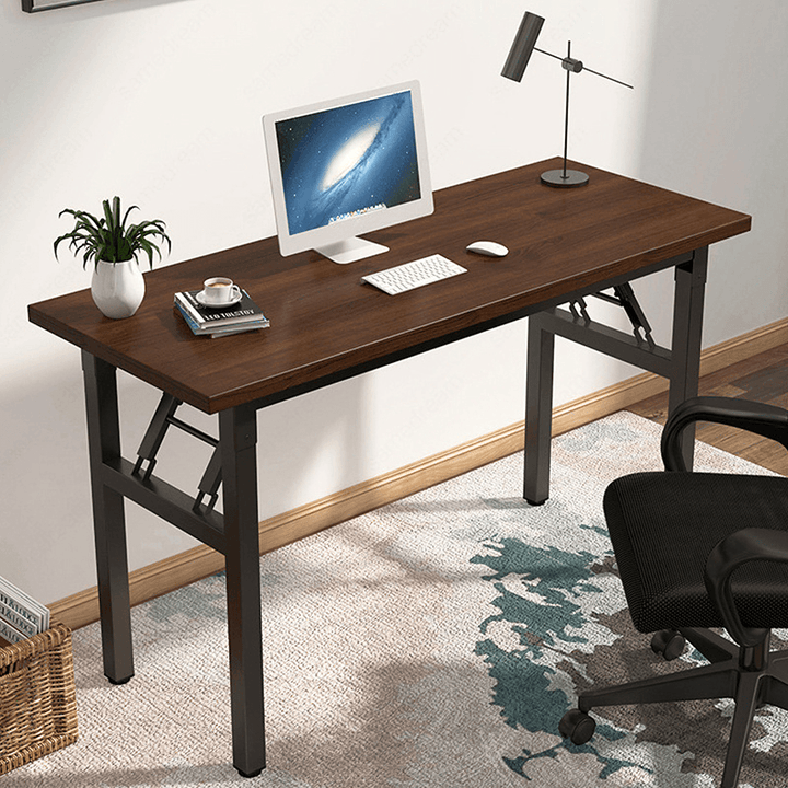 Foldable Computer Desk Student Writing Study Table Office Workstation Home Laptop Desk Game Table - MRSLM