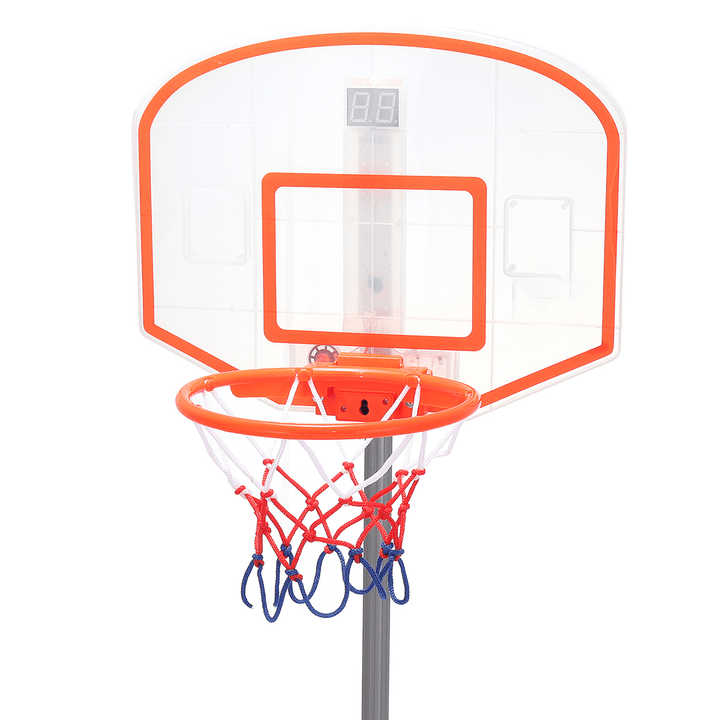 97-170Cm Kids Adjustable Basketball Hoop Stand Set Children Outdoor/Indoor Basketball Goal Sport Training Practice Accessories for Children&Teenager&Adult - MRSLM