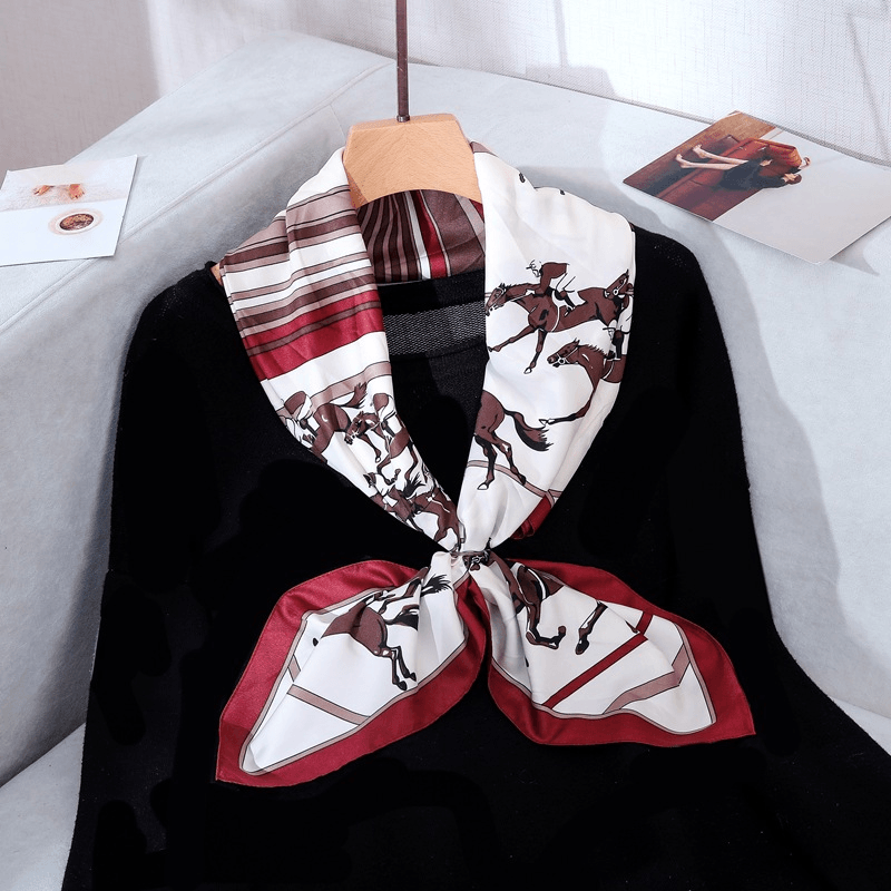 Twill Silk Fashion Scarf Decoration Scarf - MRSLM