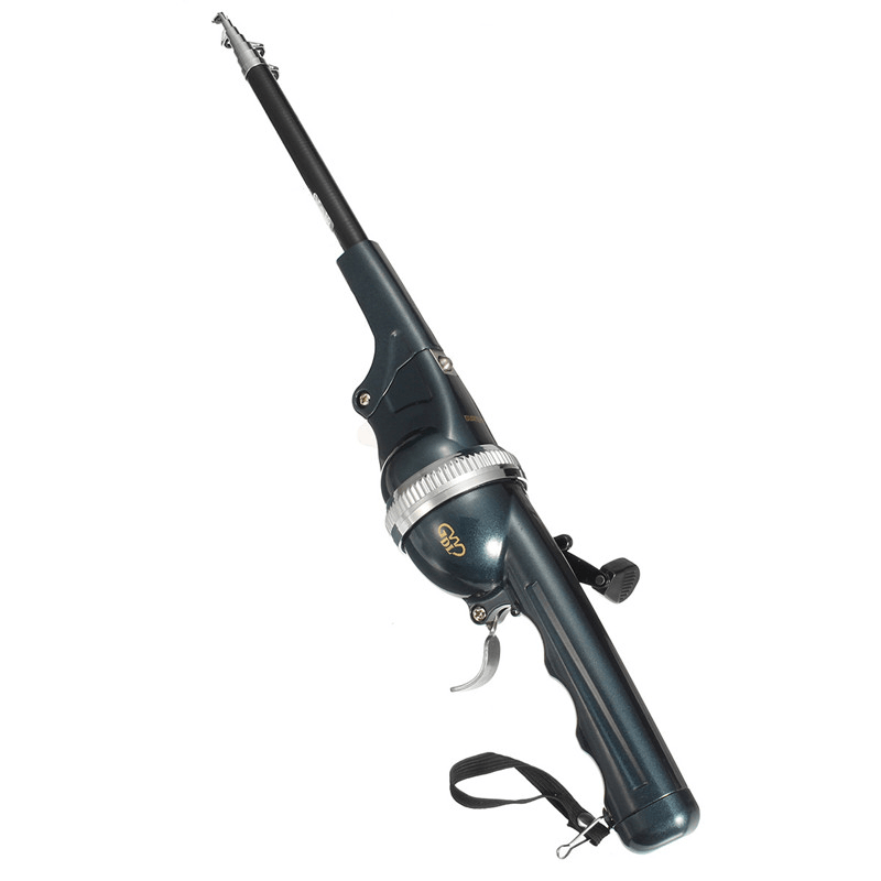 ZANLURE 131Cm 3.6:1 Telescopic Fishing Rod Sutis with Line Portable Saltwater Fishing Pole - MRSLM