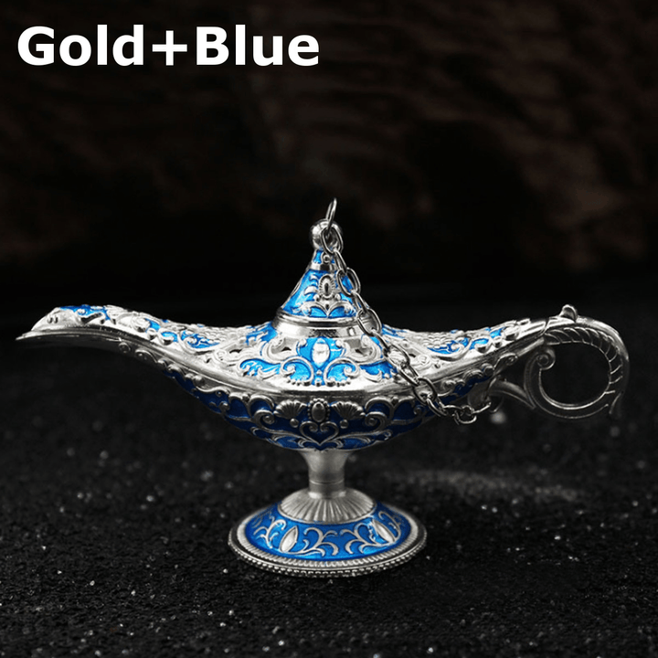 Aladdin Magic Genie Light Oil Lamp Pot Mini Legend Light Stunning Home Decorations - MRSLM