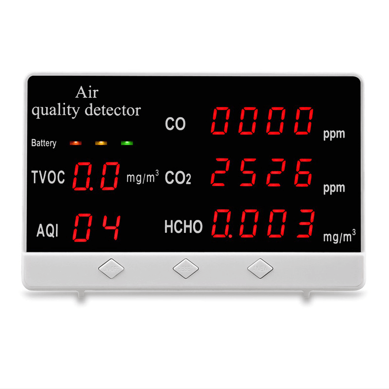 JSM-131CO Indoor Outdoor Air Quality Monitor Detector CO/HCHO/TVOC Tester CO2 Meter Gas Analyzer - MRSLM