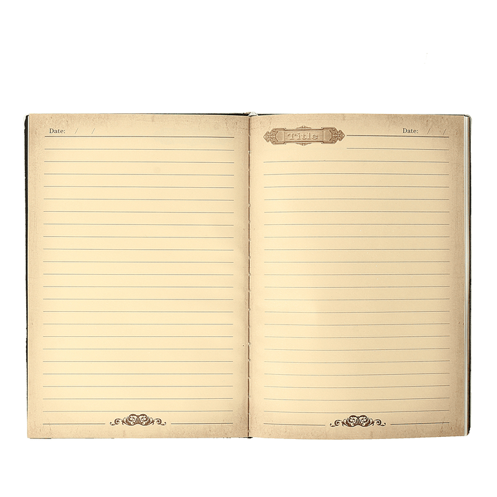 Vintage Pelief PU Halloween A5 Notebook Notepad Paper Journal Diary Book Gift - MRSLM
