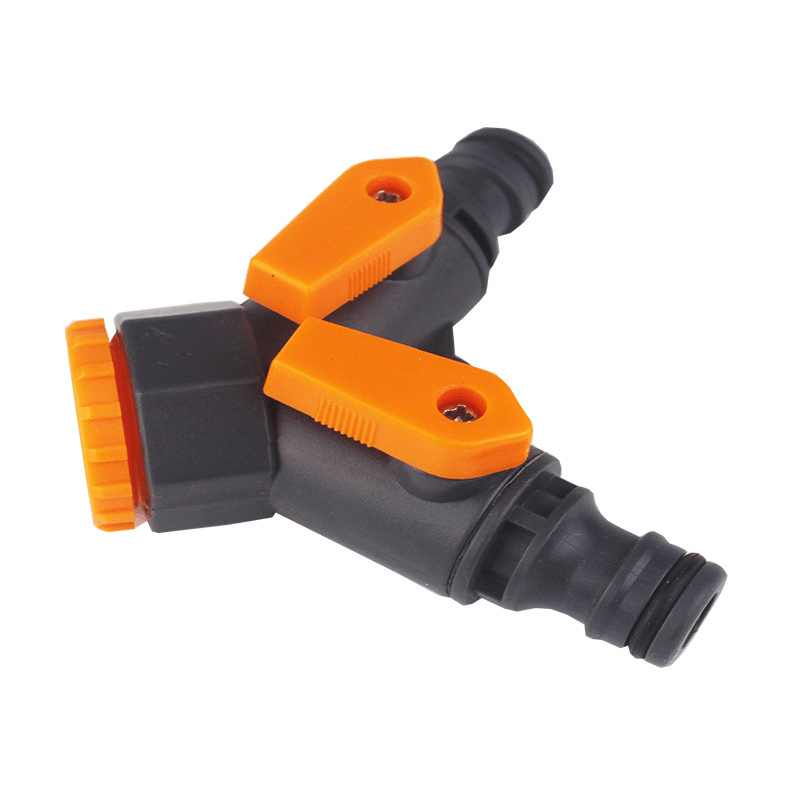 1/2" 3/4" Y Shape Water Tap Splitter Irrigation Agriculture Quick Water Connector Gardening Tools - MRSLM