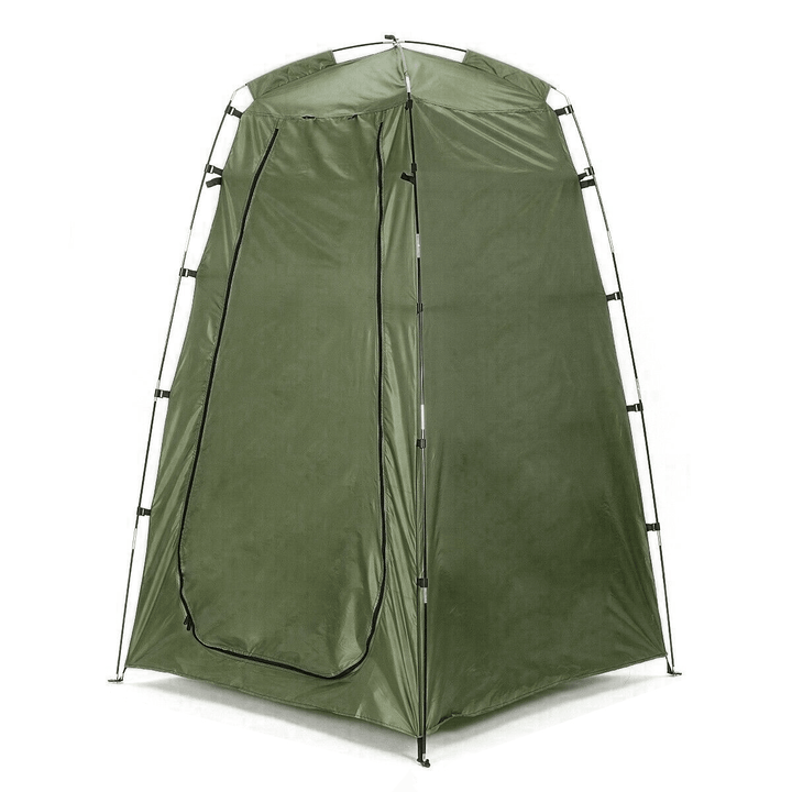 Portable Instant Tent with Zipper Door Camping Shower Toilet Outdoor Dressing Changing Fishing House - MRSLM