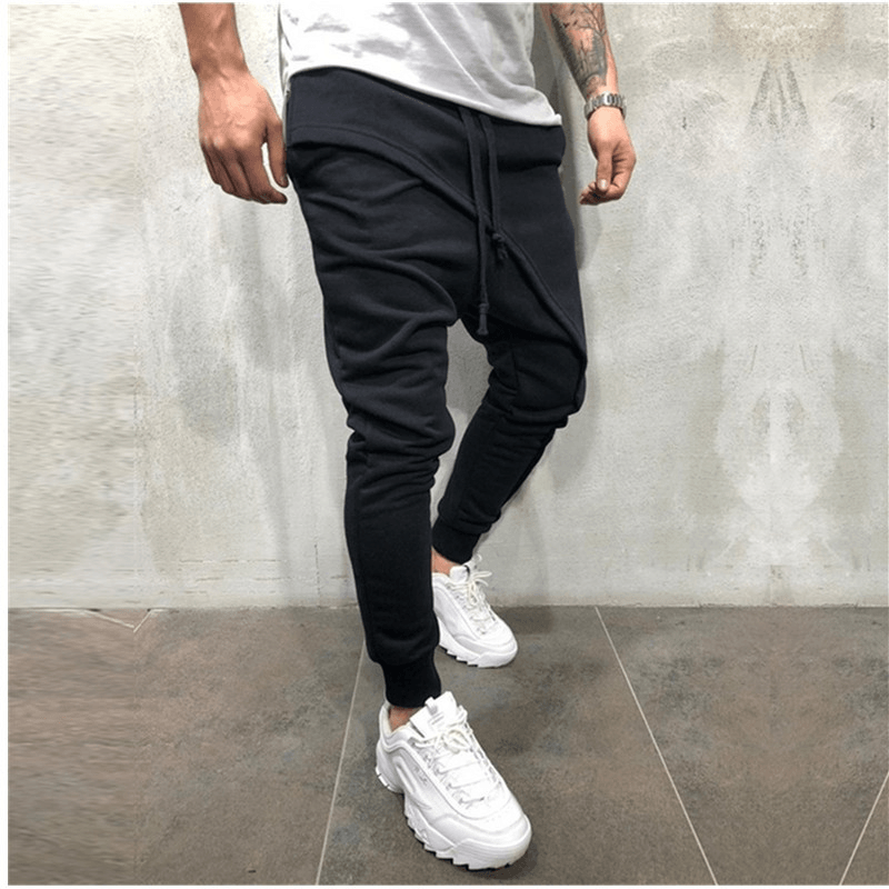 Jogging Pants Hip Hop Jogging Pants Slim Casual Sports Drawstring Pants Men - MRSLM