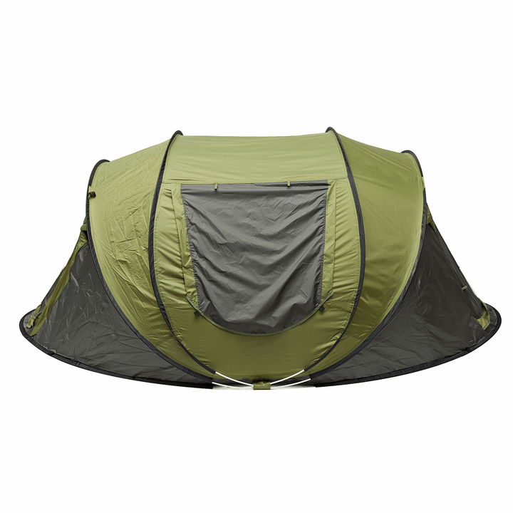 5-8 Person Automatic Camping Tent Windproof Waterproof 2 Large Mesh Windows Family Tent Sunshade Canopy for All Seasons - MRSLM