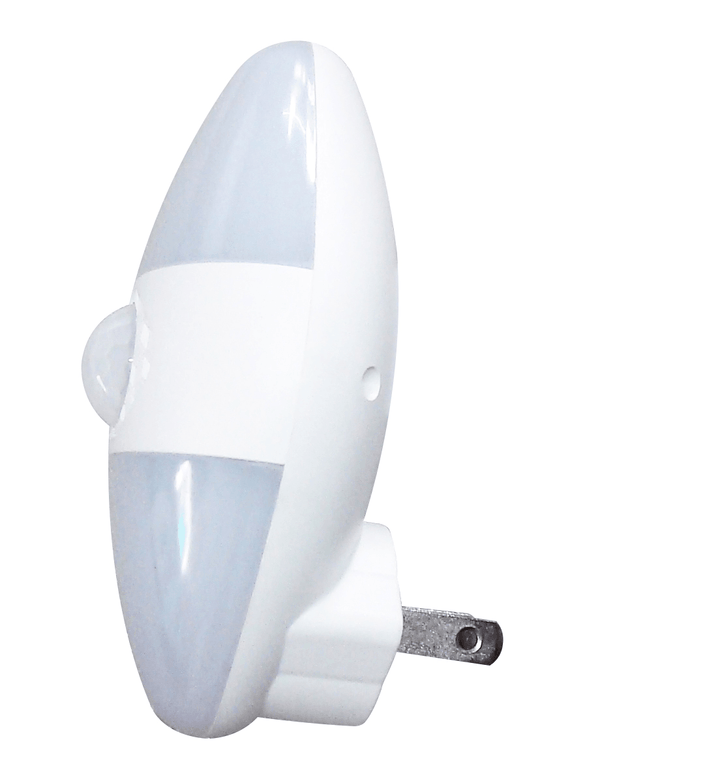 XS-009 US Plug 2W 110V/220V Infrared Human Body Induction Lamp Plug-In PIR Motion Sensor Night Light - MRSLM