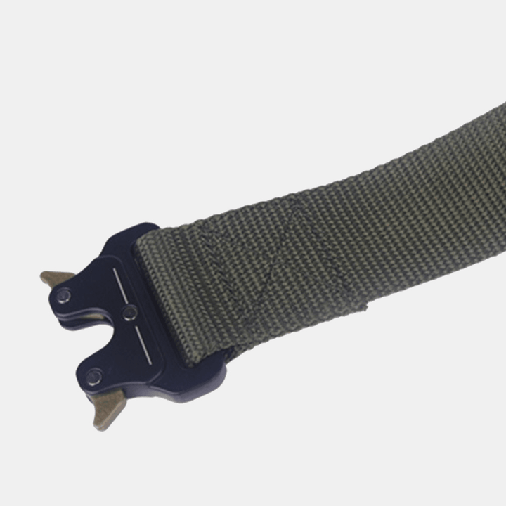 125Cm 3.8Cm Nylon Waist Leisure Belts Zinc Alloy Tactical Belt Inserting Buckle - MRSLM