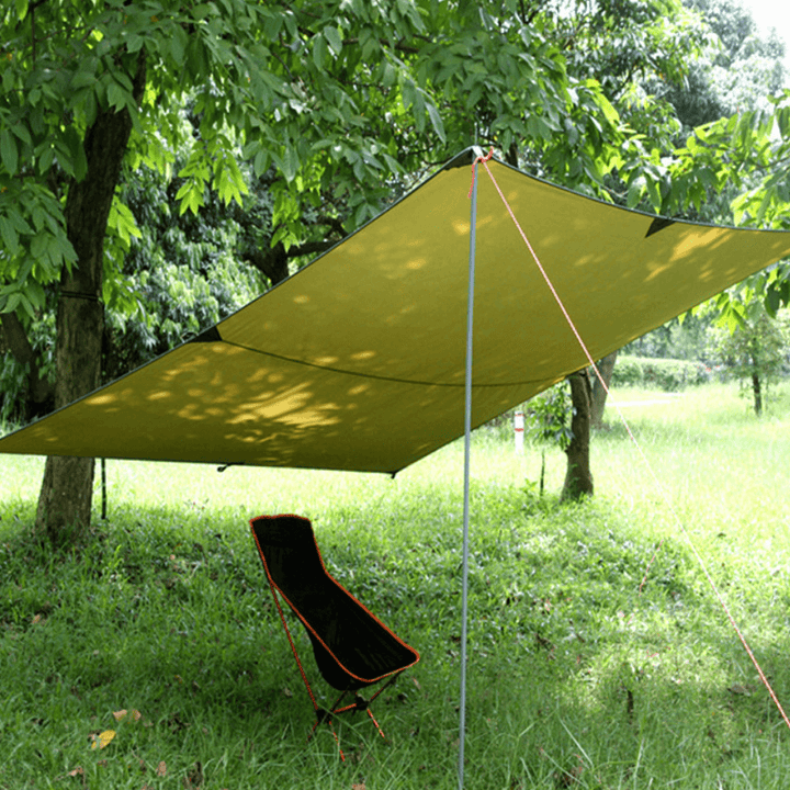 Outdoor Camping Tent Sunshade Canopy Waterproof Anti-Uv Beach Hammock Awning Shelter Tarp - MRSLM