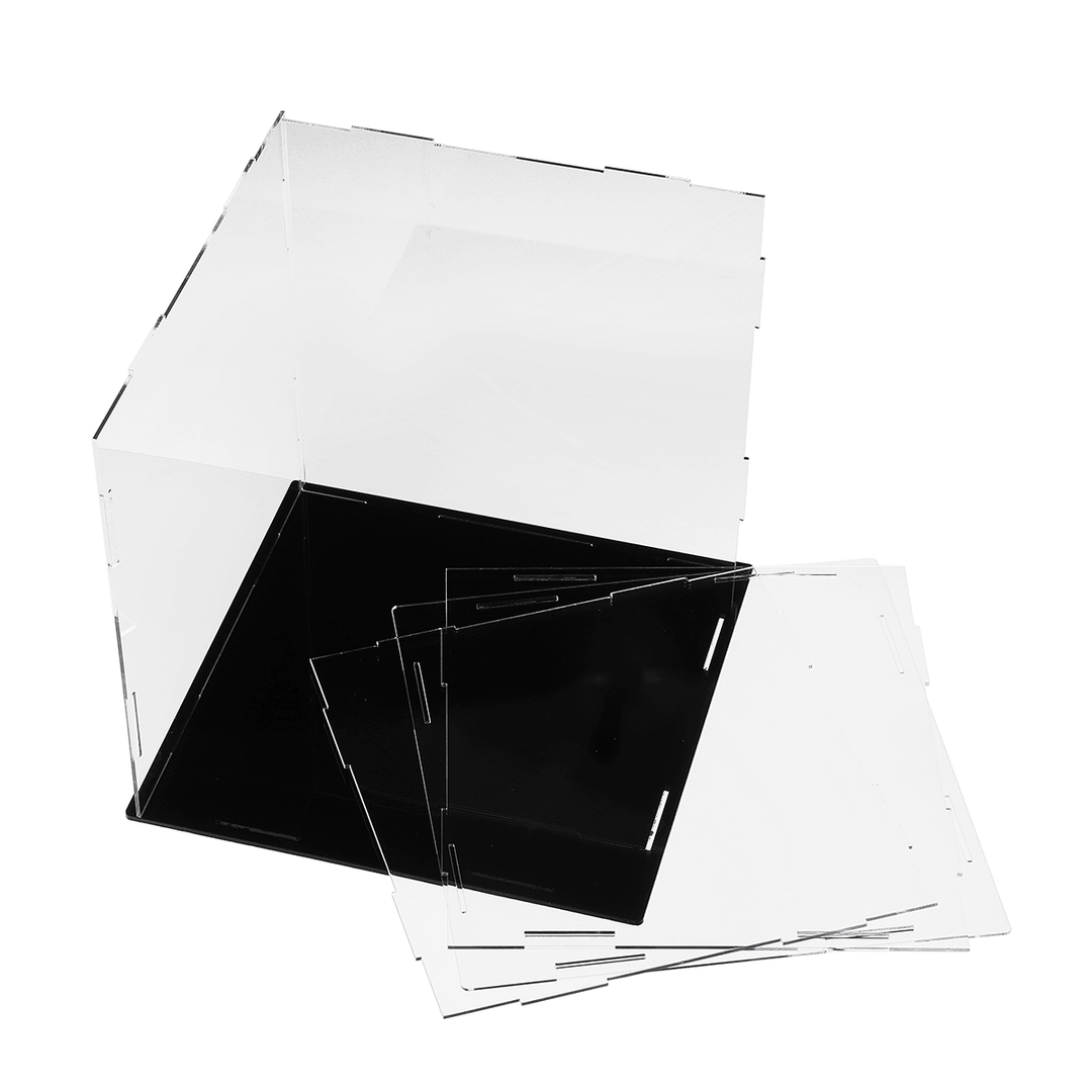 10/20/30Cm Acrylic Display Case Box Dustproof Self-Assembly Model Protection - MRSLM