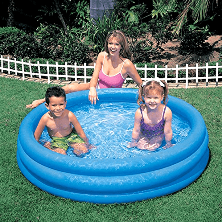66X15.7Inch 481L Inflatable Swimming Pool Summer Holiday Children Paddling Pools Beach Family Game Water Fun Play - MRSLM