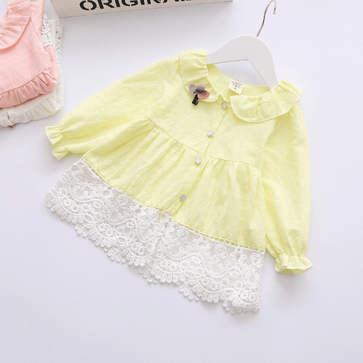 Factory Direct 2021 Autumn Children'S Wear, Baby Korean Version, Long Sleeved Pure Cotton Dress, Girl Princess Dress, Foreign Trade Clothing - MRSLM