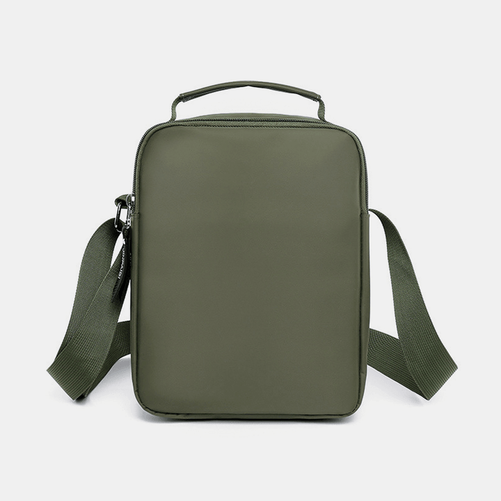 Men Oxford Cloth Multi-Pocket Large Capacity Multi-Layers Waterproof Crossbody Bag Shoulder Bag - MRSLM