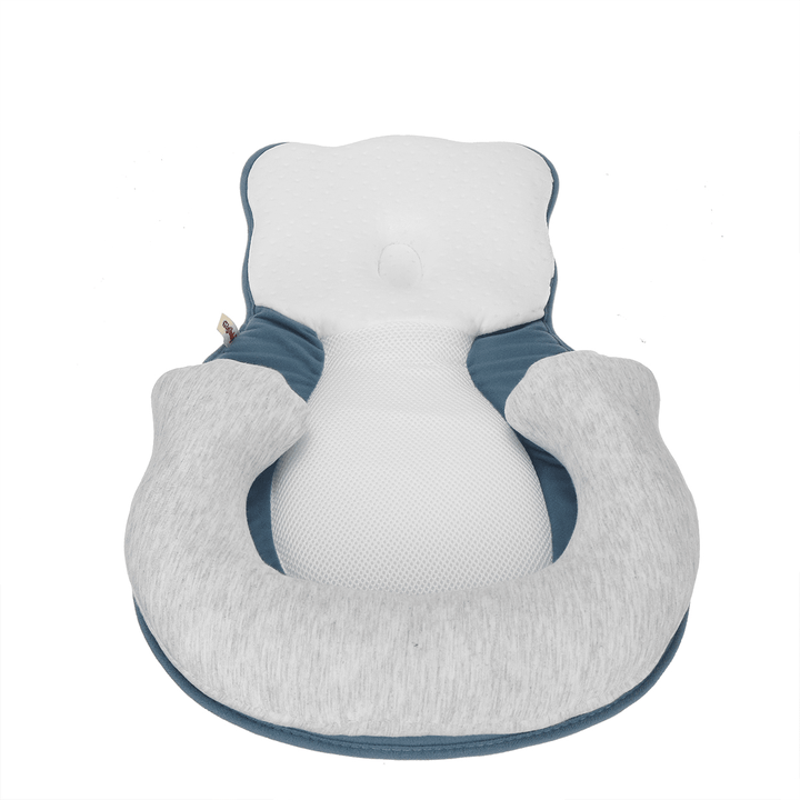 Baby Infant Newborn Folding Breathable Pillow Sleep Mat U Style Prevent Deviated Head Positioner - MRSLM