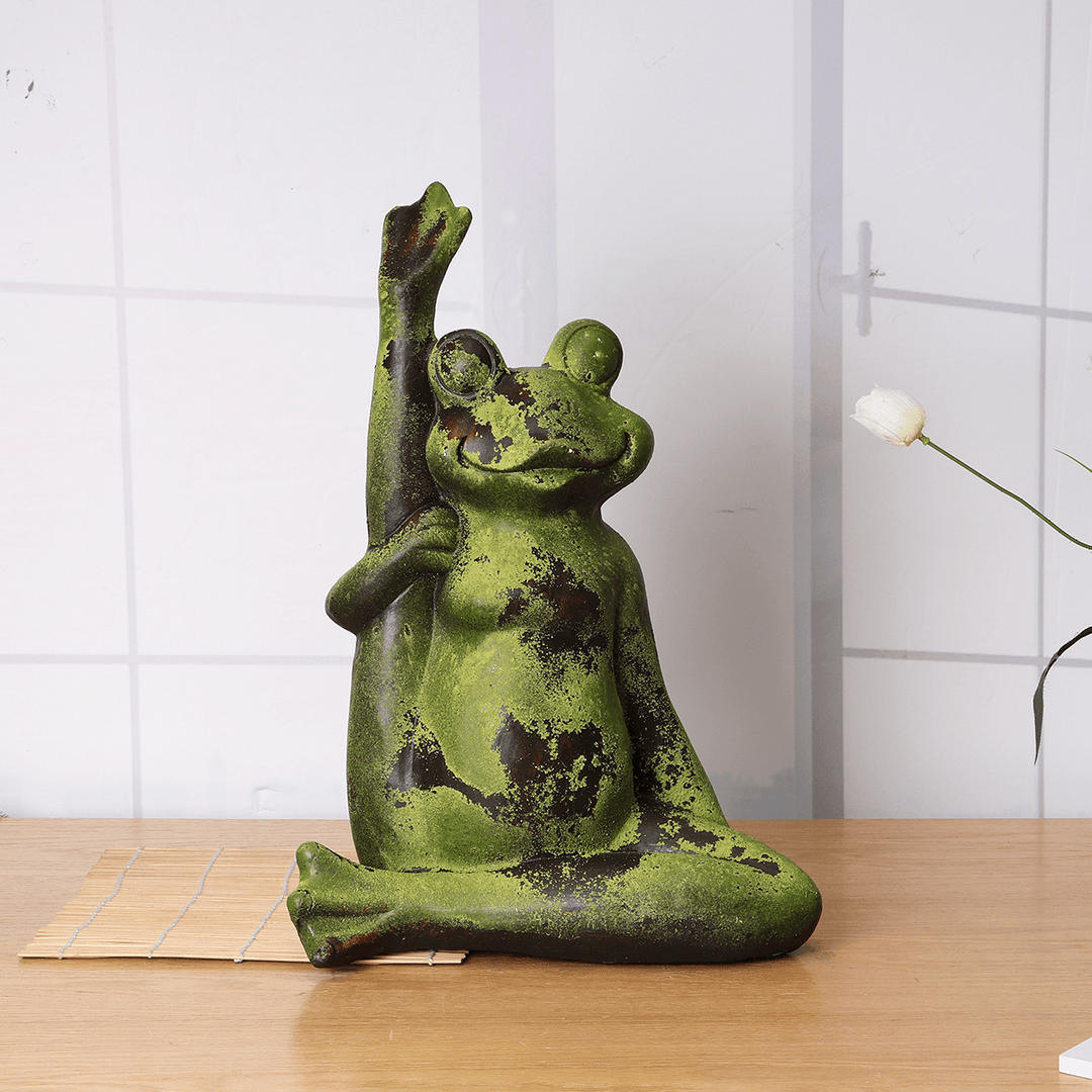 Micro-Landscape Frog Figurines Miniatures Garden Terrariums Bonsai Home Decoration - MRSLM