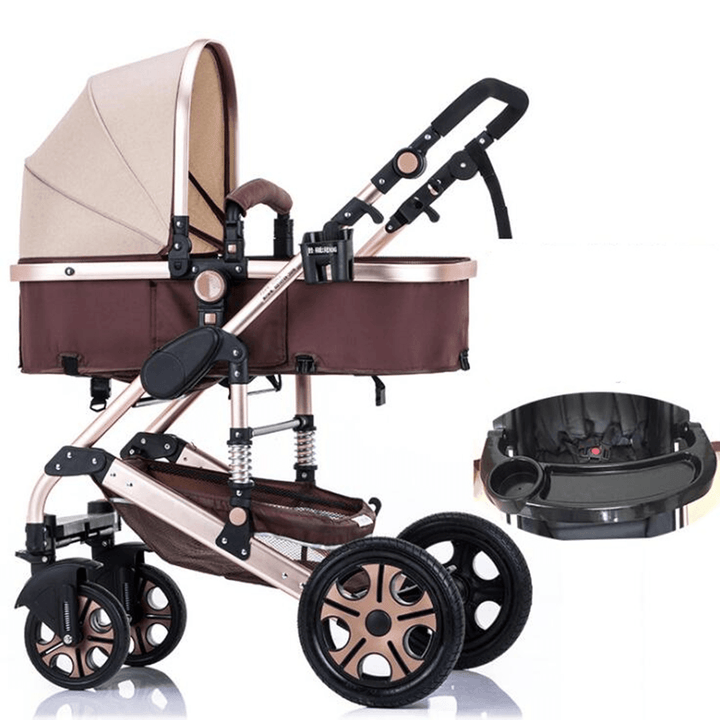Fashion Baby Stroller Newborn Carriage Infant Travel Car Foldable Pram Pushchair - MRSLM