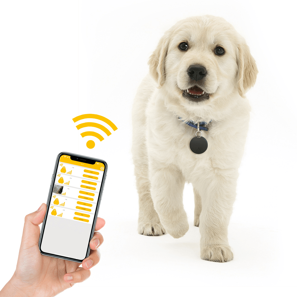 BT5.0 Smart Blurtooth Tracker Anti-Lost Device Locator Small Portable BT GPS Mini Tracker for Pet Dog Cat Kids Car Wallet Key Collar Accessories - MRSLM