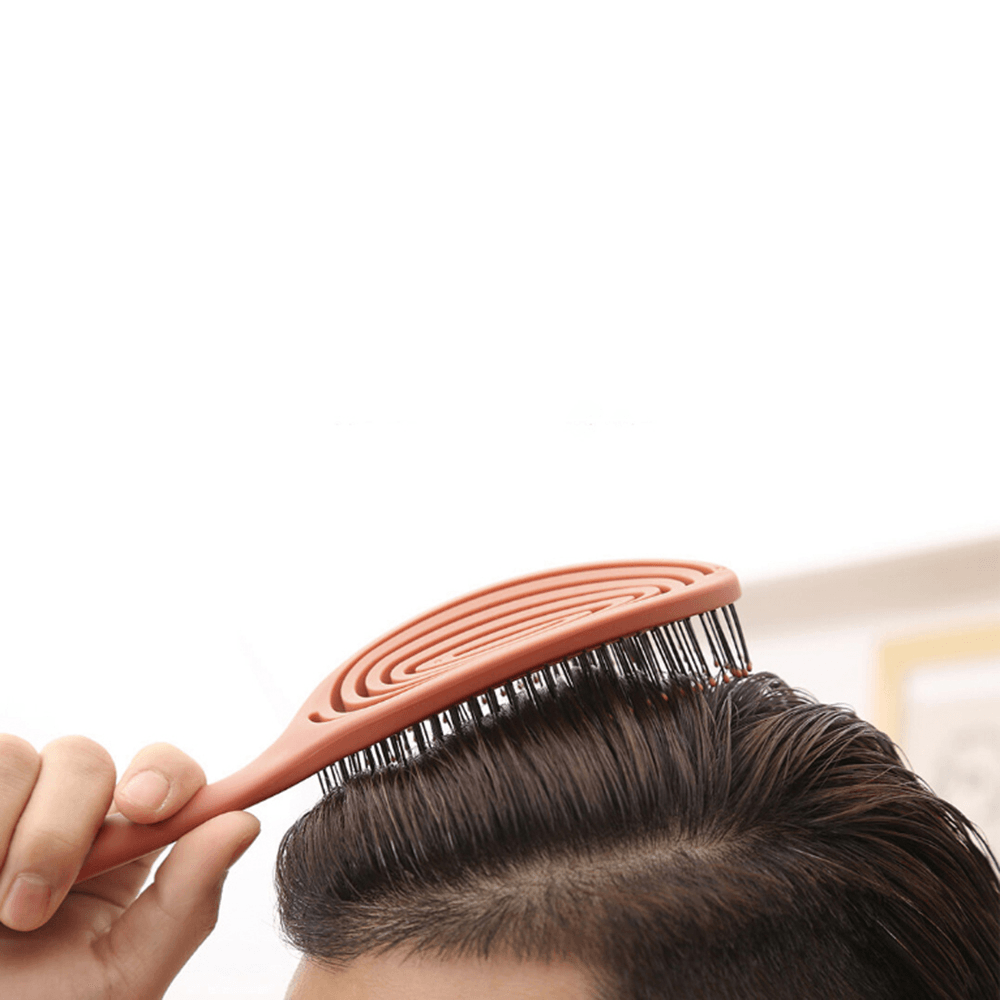 XINZHI Soothing Pressure Elastic Comb Relaxing Elastic Massage Comb Portable Hair Brush - MRSLM
