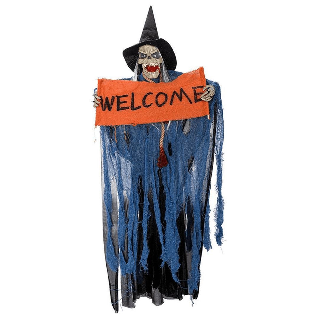 Halloween Party Event Ghost Hanging Prop Decorations Scary Haunted House Bar Part - MRSLM
