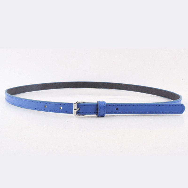 Thin Belt Fashion Belt Small Steel Buckle Belt - MRSLM