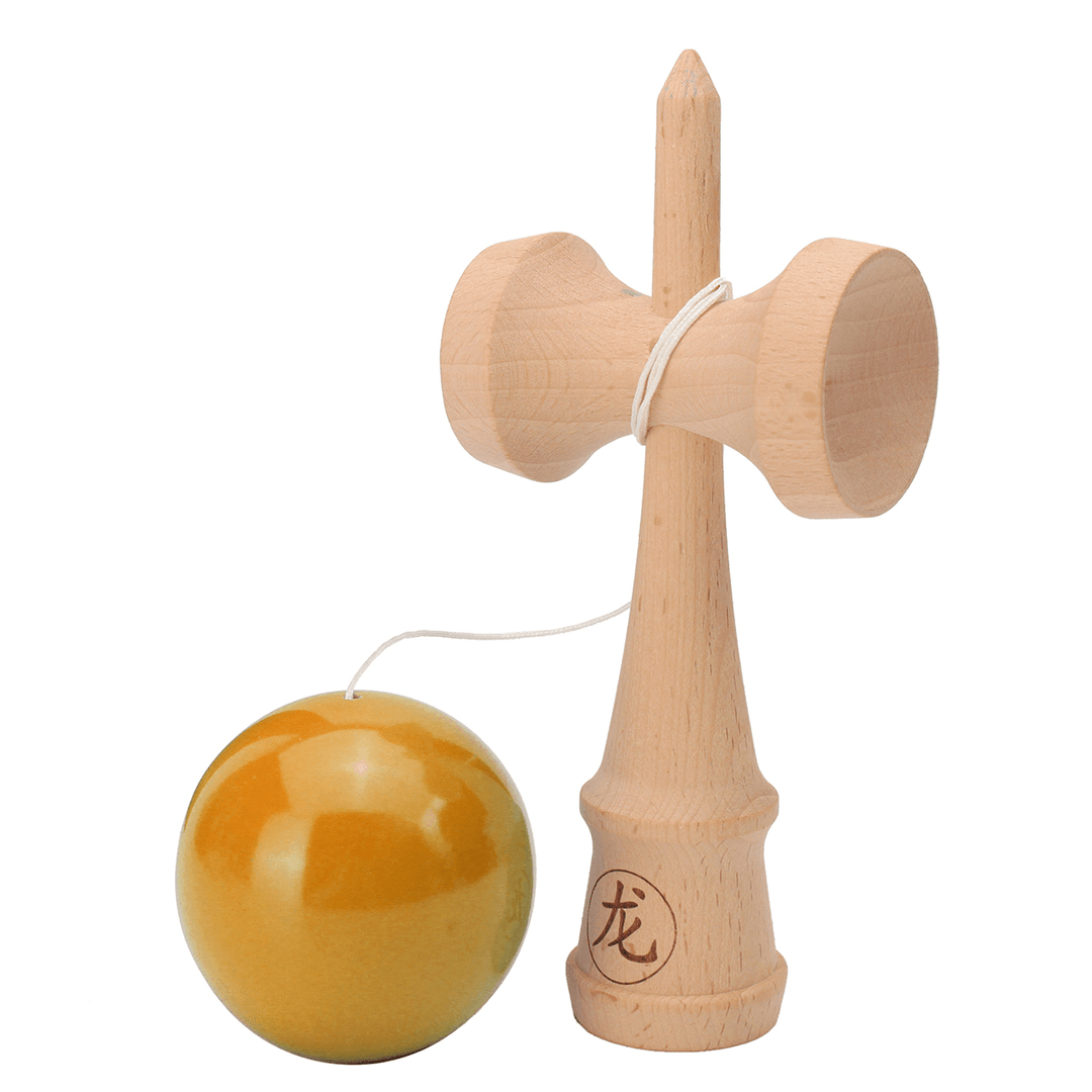 Wood Kendama Toy Professional Solid Skillful Juggling Ball Children Game Skill Toy - MRSLM