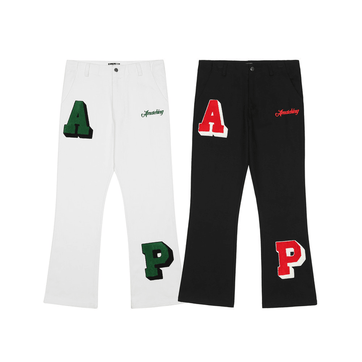 Loose Straight Leg Trousers Casual Micro Flared - MRSLM