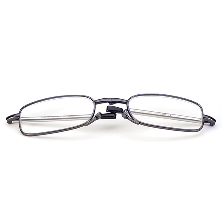 Men Women Foldable Reading Glasses with Glasses Case Presbyopic Glasses - MRSLM