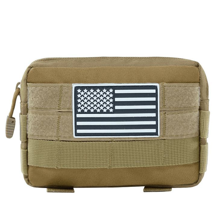 BL118 Waterproof Oxford Fabric Bag Military Tactical Molle Waist Bag Utility Pouch Emergency Pocket Bag - MRSLM