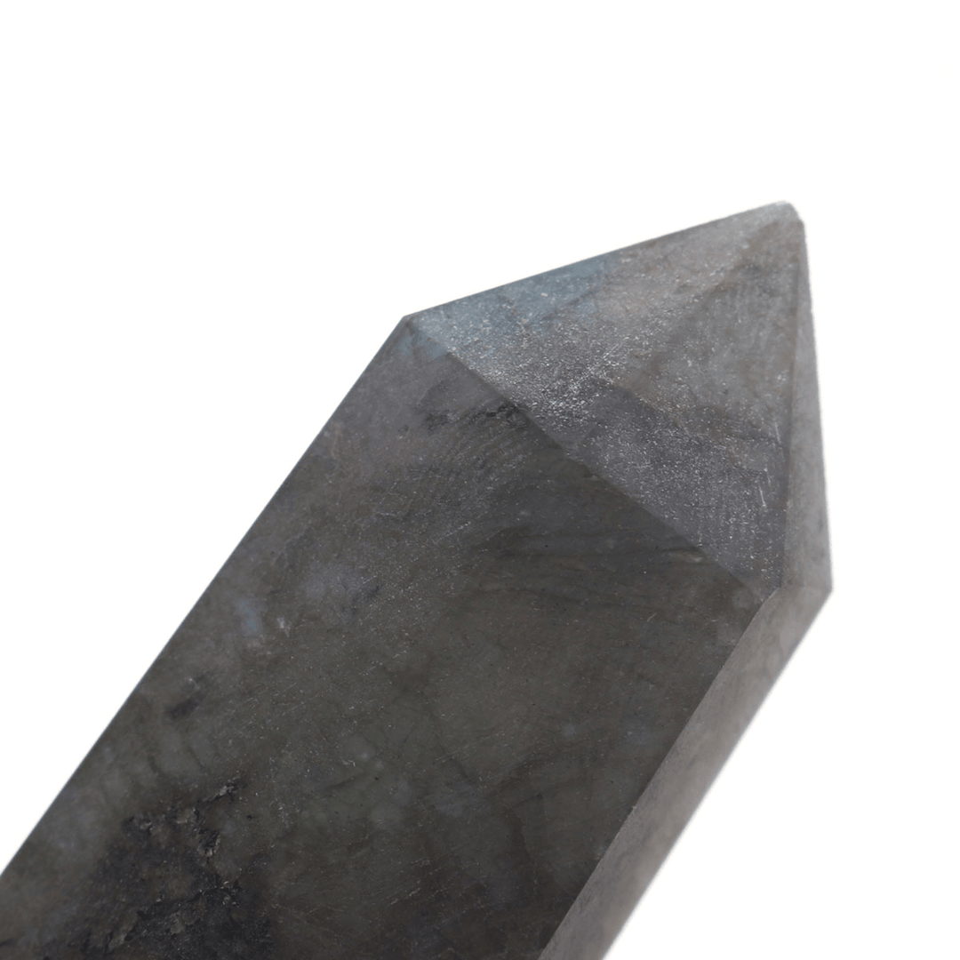 Natural Labradorite Crystals Quartz Obelisk Stone Point Terminated Wand Healing - MRSLM