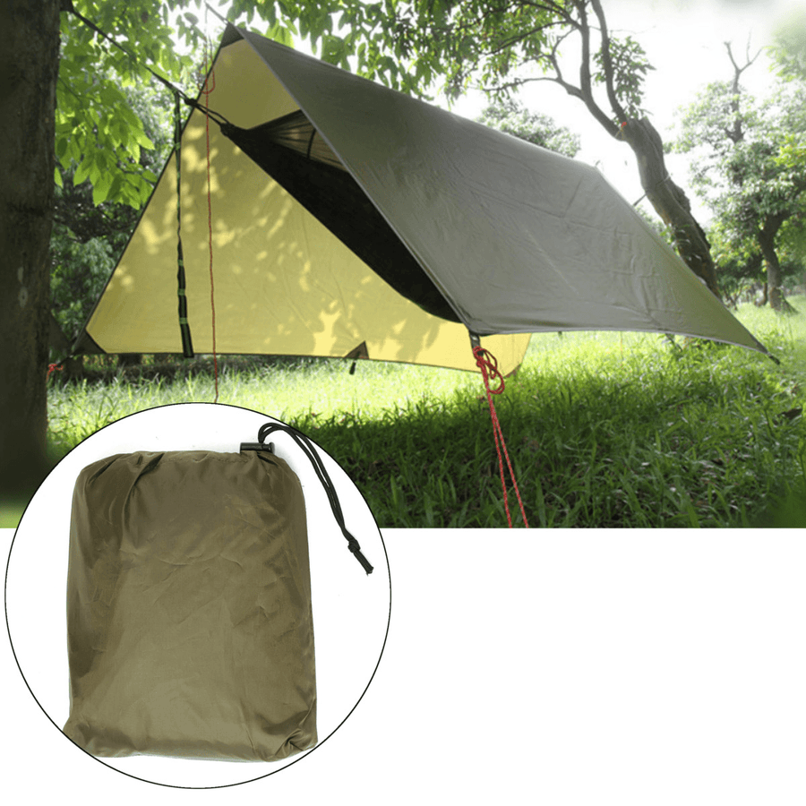 Outdoor Camping Tent Sunshade Canopy Waterproof Anti-Uv Beach Hammock Awning Shelter Tarp - MRSLM