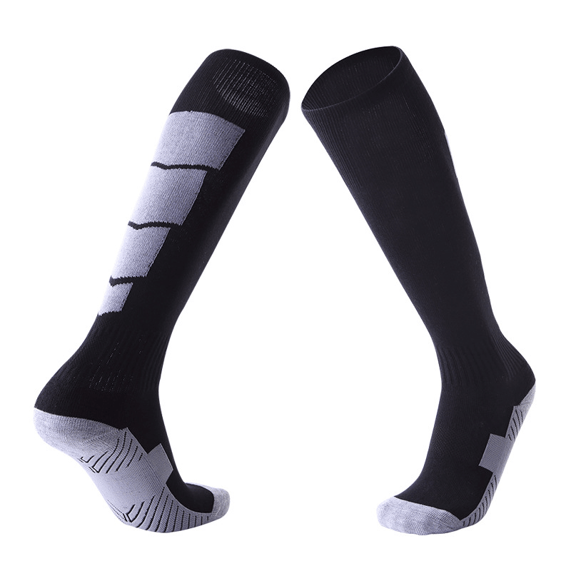 Mens Sports anti Skid Wicking Tube Socks Outdoor Deodorant Athletic Soccor Socks - MRSLM