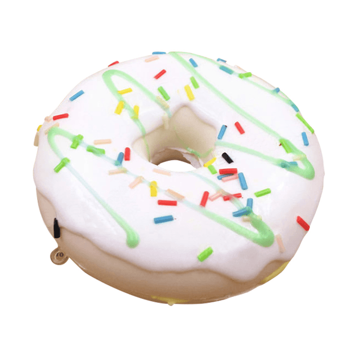 10Cm Cute Donuts Big Bread Charms Kawaii Squishy Soft Bag Keychain Straps Decor - MRSLM