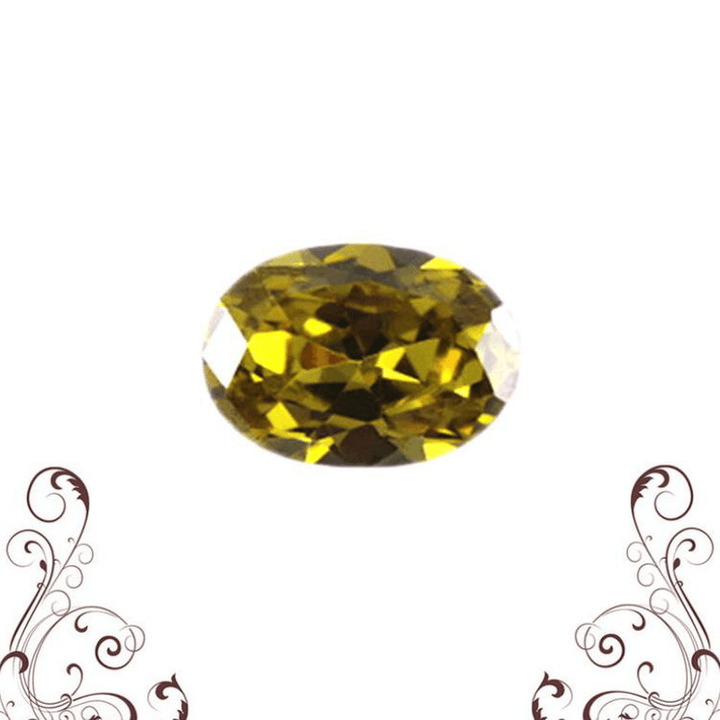 10 X 14Mm Yellow Sapphire Gem Oval Shape Loose Gemstone Jewelry Set Gifts US - MRSLM