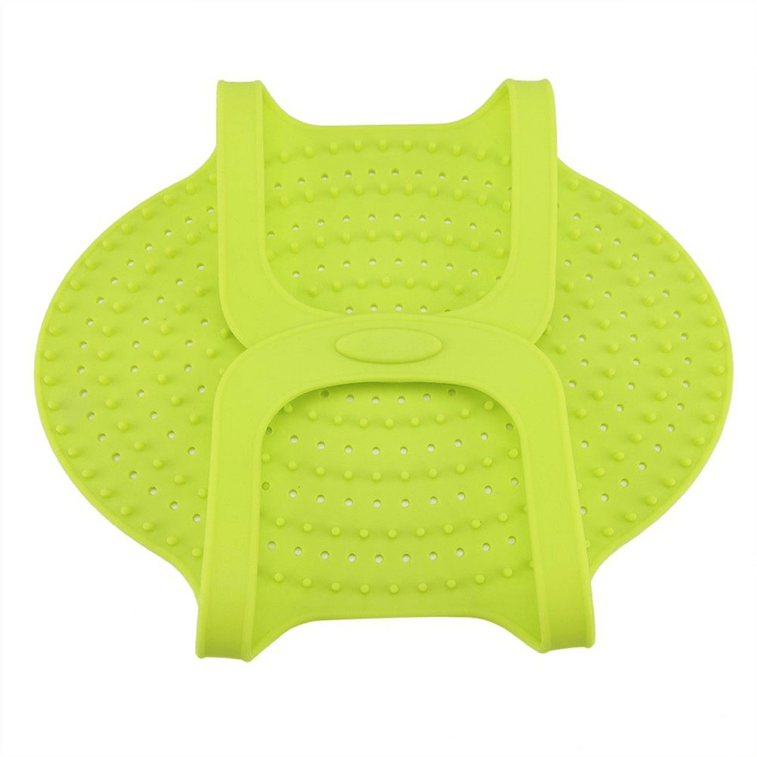 Large Silicone BBQ Mat Heat Resistant Non-Stick Oven Barbeque Meat Pad Turkey Poultry Lifter - MRSLM
