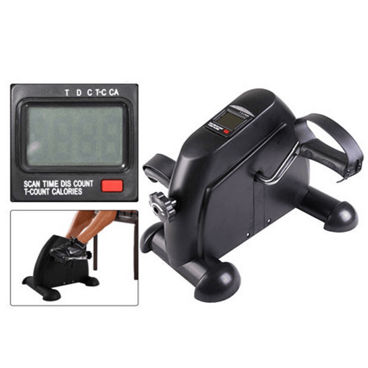 KALOAD LCD Display Mini Cycle Machine Elderly Fitness Equipment for Home Gym Exercise - MRSLM