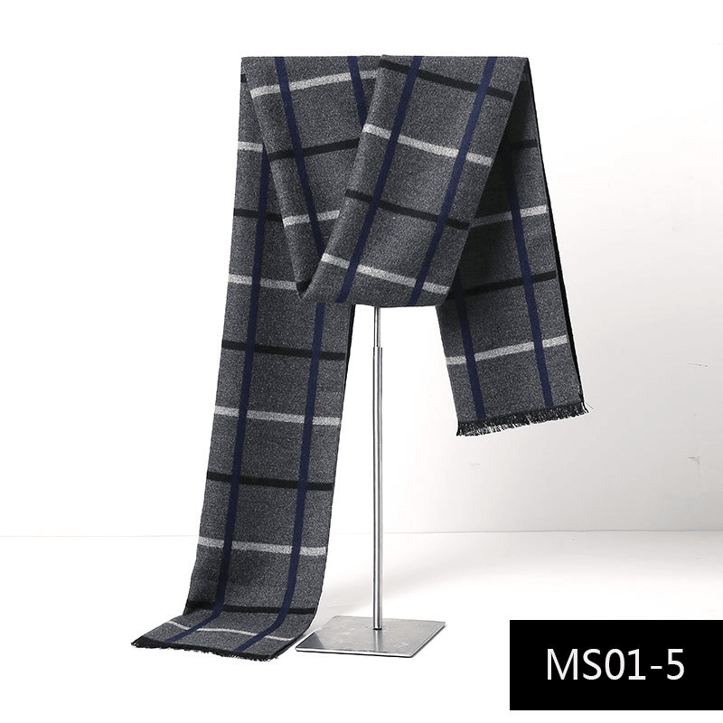 Men'S Autumn and Winter Cashmere Warm Scarf - MRSLM