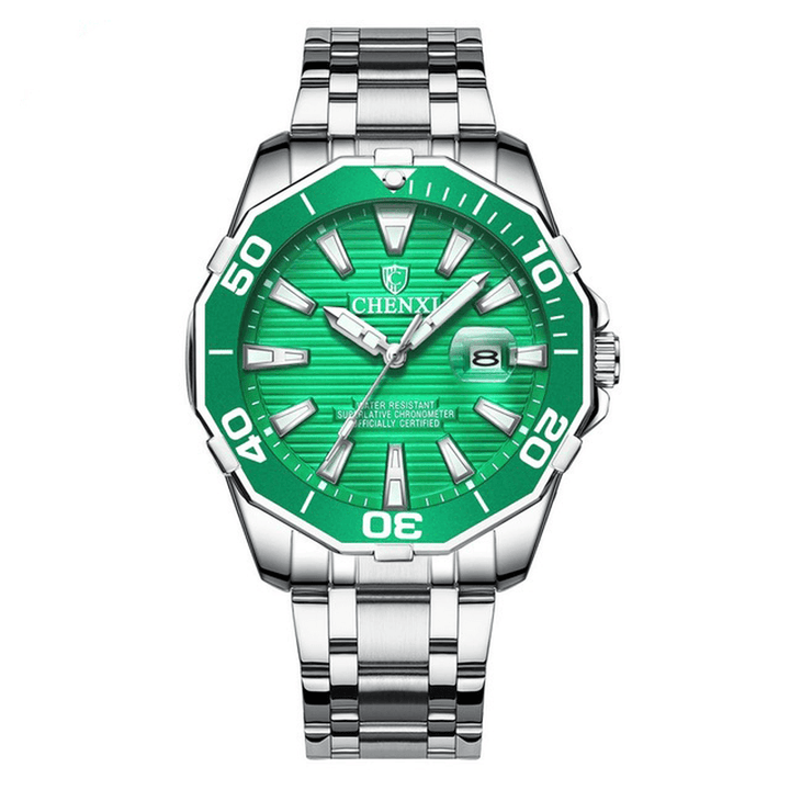 CHENXI 8205 Luminous Display Waterproof Quartz Watch Business Style Men Wrist Watch - MRSLM