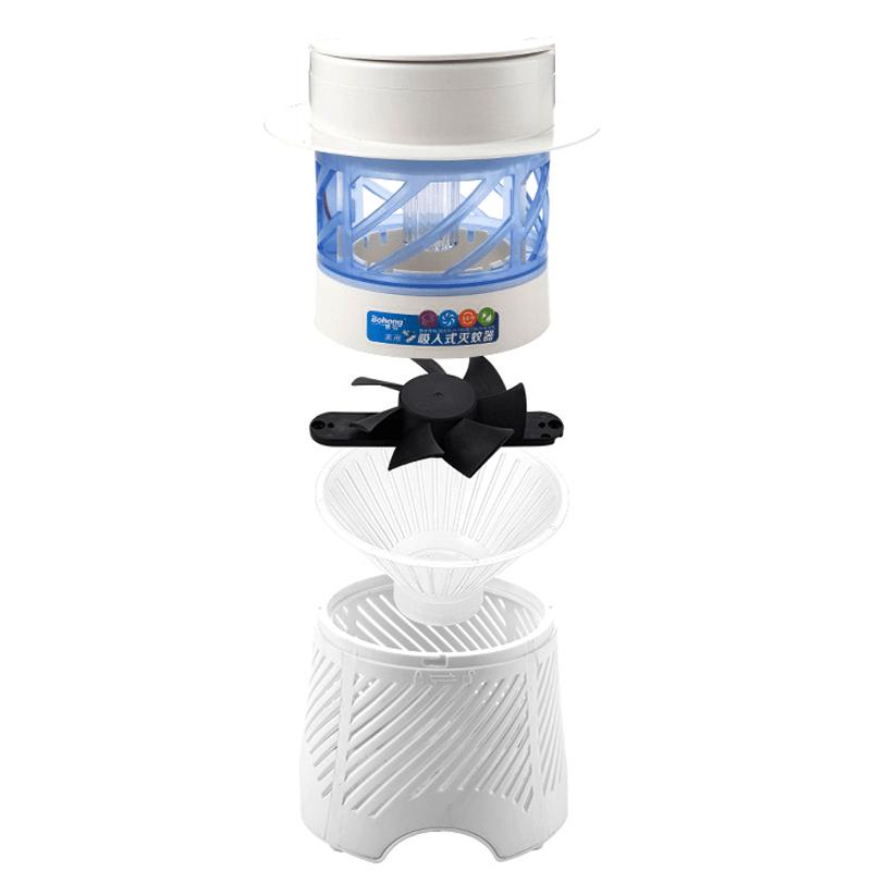 3W Electronic Mosquito Killer Lamp USB Insect Killer Lamp Bulb Pest Trap Light for Camping - MRSLM