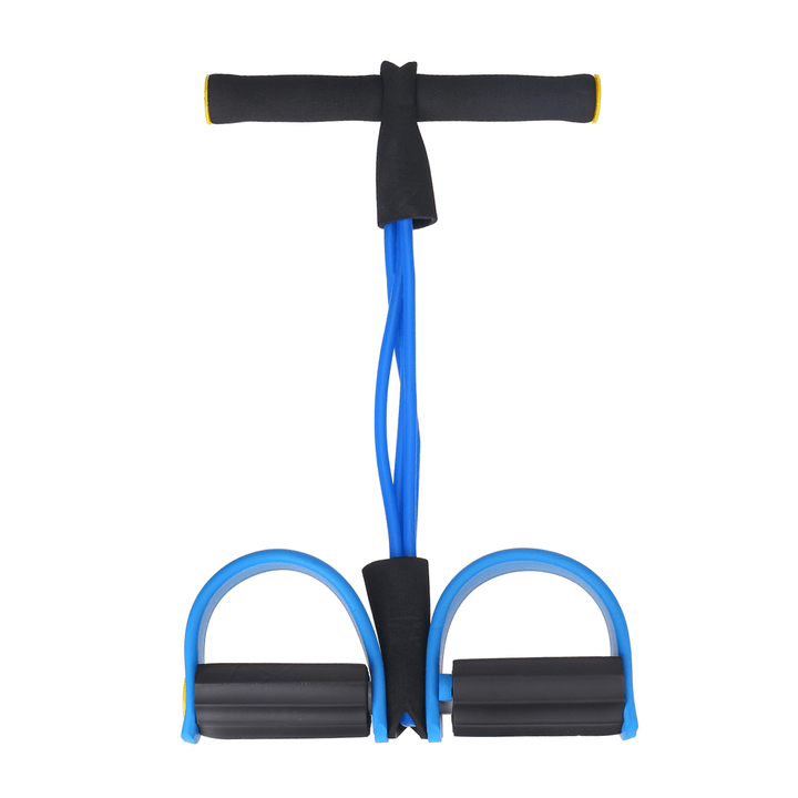 KALOAD 8PCS Abdominal Training Set Non-Slip AB Wheel Roller Resistance Band Jump Rope Fitness Gym Exercise Tools - MRSLM